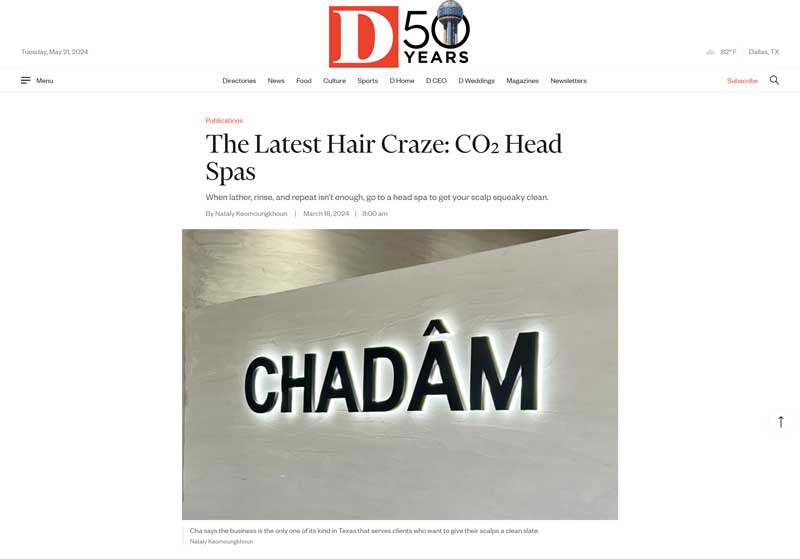 The Latest Hair Craze: CO₂ Head Spas